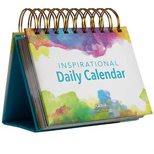 Excello Global Products Motivational & Inspirational Perpetual Daily Flip Calendar with Self-Standing Easel (Watercolors) Excello Global Products Motivational & Inspirational Perpetual Daily Flip Calendar with Self-Standing Easel (Watercolors)