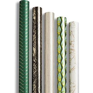 Clairefontaine 212871AMZC Box Of 10 Rolls Of Gift Paper Premium Paper 80g Size: 2x0,70m Pattern: Gloss, Black, White, Green, Feather, Travel, Planisphere Clairefontaine 212871AMZC Box Of 10 Rolls Of Gift Paper Premium Paper 80g Size: 2x0,70m Pattern: Gloss, Black, White, Green, Feather, Travel, Planisphere