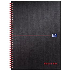 Black n' Red Oxford Ruled Matt Black Wirebound Hardback A4 Notebook, 140 Perforated Pages Black n' Red Oxford Ruled Matt Black Wirebound Hardback A4 Notebook, 140 Perforated Pages