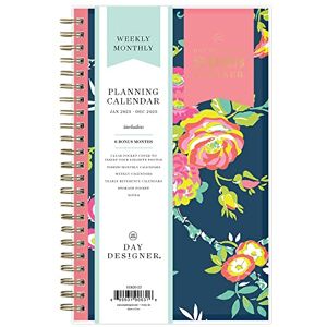 Blue Sky Day Designer for 2023 Weekly and Monthly Planner, 5" x 8", Clear Pocket Cover, Wirebound, Peyton Navy (103620-23) Blue Sky Day Designer for 2023 Weekly and Monthly Planner, 5" x 8", Clear Pocket Cover, Wirebound, Peyton Navy (103620-23)