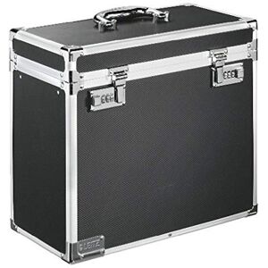 Leitz Lockable Personal Mobile Filing Case, Foolscap, 15 File Capacity, Black/Chrome, 67170195 Leitz Lockable Personal Mobile Filing Case, Foolscap, 15 File Capacity, Black/Chrome, 67170195
