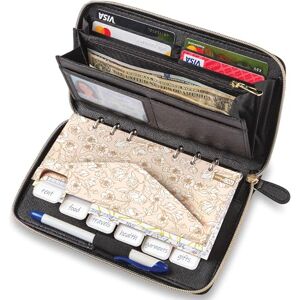 Three Way Cut Cash Envelope Wallet All in One Budget System with 12x Tabbed Cash Envelopes, 12x Monthly Budget Cards,1x Yearly Budget Planner Sheet Complete Money Organizer Set for Cash RFID Blocking Three Way Cut Cash Envelope Wallet All in One Budget System with 12x Tabbed Cash Envelopes, 12x Monthly Budget Cards,1x Yearly Budget Planner Sheet Complete Money Organizer Set for Cash RFID Blocking