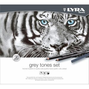 Lyra Fine Art Sketching Set - Grey Tones Pencils & Pastels - Art Supplies Lyra Fine Art Sketching Set - Grey Tones Pencils & Pastels - Art Supplies