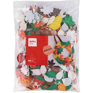 APLI Kids 19365 – Bag of 500 Sheets of Trees between 3 and 5 cm, EVA Adhesive in Assorted Colours, Craft Material APLI Kids 19365 – Bag of 500 Sheets of Trees between 3 and 5 cm, EVA Adhesive in Assorted Colours, Craft Material
