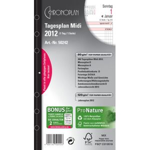 Avery Chronoplan 50242 Calendar Insert 2022, Daily Plan in Midi Format (96 x 172 mm), Replacement Calendar, Ideal for Detailed Daily Planning, Multi-Punched (1 Day on 1 Page), White Avery Chronoplan 50242 Calendar Insert 2022, Daily Plan in Midi Format (96 x 172 mm), Replacement Calendar, Ideal for Detailed Daily Planning, Multi-Punched (1 Day on 1 Page), White