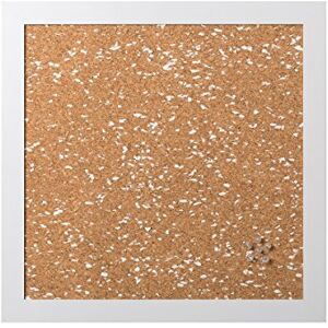 Bi-Office , Notice Board B&W, Cork with White EVA inclusions, White MDF Frame, 45x45cm Bi-Office , Notice Board B&W, Cork with White EVA inclusions, White MDF Frame, 45x45cm