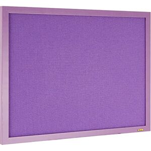 Bi-Office BiSilque Notice Board Framed W600xH450 Lavender Ref FB0469418 Bi-Office BiSilque Notice Board Framed W600xH450 Lavender Ref FB0469418
