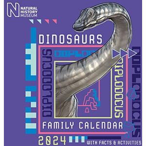 Portico Designs Ltd 2024 Natural History Museum Kids Dinosaurs Square Family Planner Wall Calendar With Facts & Activities Month To View,Multicolour,30.5 x 30.5 cm Portico Designs Ltd 2024 Natural History Museum Kids Dinosaurs Square Family Planner Wall Calendar With Facts & Activities Month To View,Multicolour,30.5 x 30.5 cm
