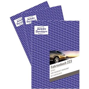 Avery 223-3 Driver's Log A5 Pad 40 Sheets 3-Pack Avery 223-3 Driver's Log A5 Pad 40 Sheets 3-Pack