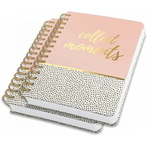 Sigel JN601 Spiral notebook premium, A5, dotted, hardcover, 240 pages, White/Black/Pink, 2 Pieces Jolie Sigel JN601 Spiral notebook premium, A5, dotted, hardcover, 240 pages, White/Black/Pink, 2 Pieces Jolie