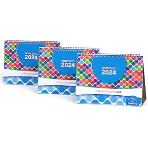 Il Calendario Positivo 3-Piece Table Calendar 2024 Desk Calendar Made of Non-Coated Eco Friendly Paper – Ideal for Marking Appointments and Commitments – Size 21 x 15 28 Sides Il Calendario Positivo 3-Piece Table Calendar 2024 Desk Calendar Made of Non-Coated Eco Friendly Paper – Ideal for Marking Appointments and Commitments – Size 21 x 15 28 Sides