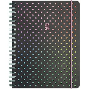 BRUNNEN School Calendar "Disco" 2023/2024 2 Pages = 1 Week A6 Black/Pink BRUNNEN School Calendar "Disco" 2023/2024 2 Pages = 1 Week A6 Black/Pink