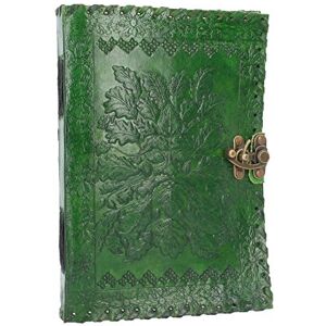 Nemesis Now Greenman Leather Journal With Lock 28cm Green Nemesis Now Greenman Leather Journal With Lock 28cm Green