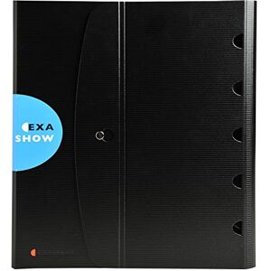 Exacompta Ref 56034E Exactive Exashow Presentation Ring Binder Suitable for Holding A3 Documents, Landscape Orientation, 30mm Spine, 4 x O-rings Black Exacompta Ref 56034E Exactive Exashow Presentation Ring Binder Suitable for Holding A3 Documents, Landscape Orientation, 30mm Spine, 4 x O-rings Black