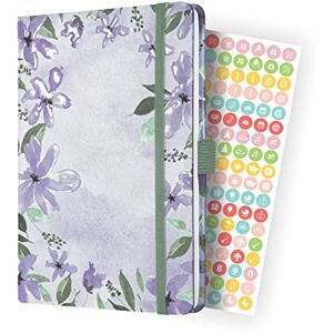 Sigel J4337 Jolie Weekly planner 2024, Loose Florals Lilac, 13,5 x 20,3 cm, hardcover, 174 pages, violet, Green Sigel J4337 Jolie Weekly planner 2024, Loose Florals Lilac, 13,5 x 20,3 cm, hardcover, 174 pages, violet, Green