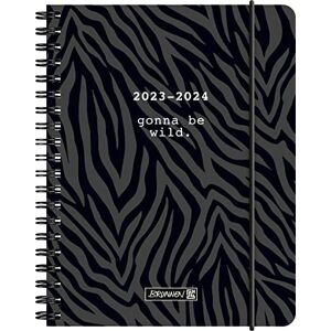 BRUNNEN School Calendar "Wild" 2023/2024 2 Pages = 1 Week A6 Black BRUNNEN School Calendar "Wild" 2023/2024 2 Pages = 1 Week A6 Black