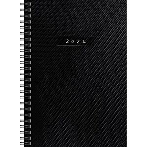 rido/idé Weekly calendar ''Carbon'' model Timing 1 2024, 2 pages = 1 week A5, Desk Planner, black rido/idé Weekly calendar ''Carbon'' model Timing 1 2024, 2 pages = 1 week A5, Desk Planner, black