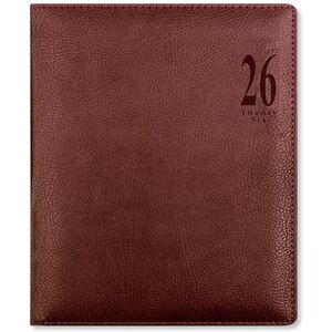 Letts of London Milano Quarto vertical week to view 2026 diary with appointments Chocolate 26-081172 Letts of London Milano Quarto vertical week to view 2026 diary with appointments Chocolate 26-081172