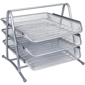 Q-Connect 3-Tier Letter Tray Silver Q-Connect 3-Tier Letter Tray Silver