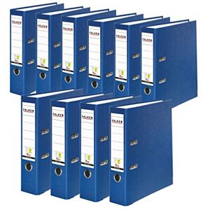 FALKEN Original pack of 10 PP-Color plastic folders. Made in Germany. 8 cm wide DIN A4 blue Vegan ring binder File folder Letter file Office folder Plastic folder Slotted folder FALKEN Original pack of 10 PP-Color plastic folders. Made in Germany. 8 cm wide DIN A4 blue Vegan ring binder File folder Letter file Office folder Plastic folder Slotted folder