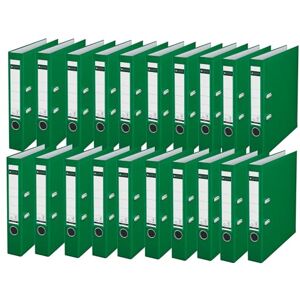 Leitz 10155055 Quality Folder 180° Plastic Pack of 20 A4 Narrow Green 5.2 cm Spine Width Polypropylene Laminated Cover Leitz 10155055 Quality Folder 180° Plastic Pack of 20 A4 Narrow Green 5.2 cm Spine Width Polypropylene Laminated Cover