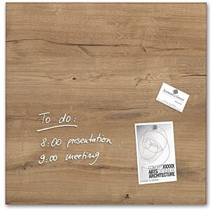 Sigel GL254 Premium Glass magnetic Board, glossy surface, 48 x 48 cm, easy mounting, brown Artverum Sigel GL254 Premium Glass magnetic Board, glossy surface, 48 x 48 cm, easy mounting, brown Artverum