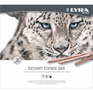 LYRA Fine Art Sketching Set, 11 Brown Tones Pencils & Pastels, For Professionals & Students LYRA Fine Art Sketching Set, 11 Brown Tones Pencils & Pastels, For Professionals & Students