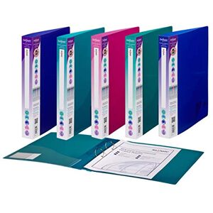 Snopake A4 2 O-Ring 25 mm Executive RingBinder – Electra Assorted (Pack of 10) Ref: 13377 Snopake A4 2 O-Ring 25 mm Executive RingBinder – Electra Assorted (Pack of 10) Ref: 13377