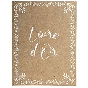 Exacompta Ref. 47234E -1 Kraft guest book Vertical format 27 x 22 cm Gold edge with title in gold letters 100 plain white pages Visual kraft Exacompta Ref. 47234E -1 Kraft guest book Vertical format 27 x 22 cm Gold edge with title in gold letters 100 plain white pages Visual kraft