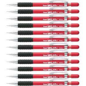 Pentel A313-B 0.3 mm Automatic Pencil Red (Pack of 12 Pencils) Pentel A313-B 0.3 mm Automatic Pencil Red (Pack of 12 Pencils)