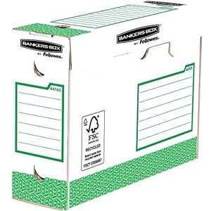 BANKERS BOX 4474302 Heavy Duty Archive Box A4+ 100 mm Pack of 20 L9.5 x H24.4 x L33 cm Green BANKERS BOX 4474302 Heavy Duty Archive Box A4+ 100 mm Pack of 20 L9.5 x H24.4 x L33 cm Green