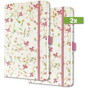 Sigel J4307 Jolie Weekly planner 2024, Bloom Pink, 13,5 x 20,3 cm, hardcover, 174 pages, White, Pink, 2 Pieces Sigel J4307 Jolie Weekly planner 2024, Bloom Pink, 13,5 x 20,3 cm, hardcover, 174 pages, White, Pink, 2 Pieces