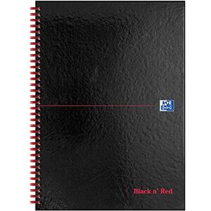 Black n' Red Oxford A4 5 mm Square Glossy Hardback Wirebound Notebook, Ruled, 140 Page, 1 Notebook Black n' Red Oxford A4 5 mm Square Glossy Hardback Wirebound Notebook, Ruled, 140 Page, 1 Notebook