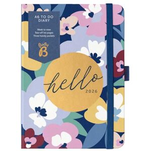 Busy B 2026 Diary A6 Weekly Planner with To-Do Lists & Notes Pages – Compact Multicoloured Floral Journal Week-to-View Layout, 3 Pockets & Year Planner Busy B 2026 Diary A6 Weekly Planner with To-Do Lists & Notes Pages – Compact Multicoloured Floral Journal Week-to-View Layout, 3 Pockets & Year Planner