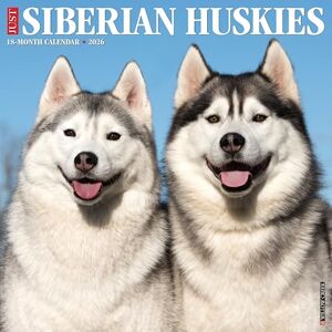 Willow Creek Press Siberian Huskies 2026 Wall Calendar Willow Creek Press Siberian Huskies 2026 Wall Calendar