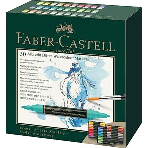 Faber Albrecht Durer Watercolour Marker Set Case of 30, Broad and Fine Tip Pens, Art, Graphics, Drawing Faber Albrecht Durer Watercolour Marker Set Case of 30, Broad and Fine Tip Pens, Art, Graphics, Drawing