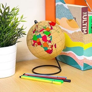 Gift Republic Colour in Cork Globe, Brown Gift Republic Colour in Cork Globe, Brown