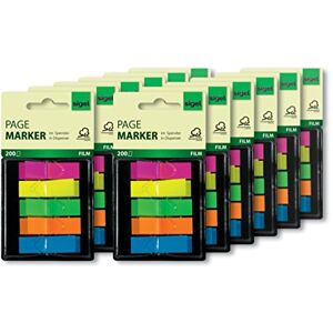 Sigel HN489 Z-page markers, 5 colours (480 strips per colour), strip-size 1.2 x 4.5 cm, 12 Pieces Sigel HN489 Z-page markers, 5 colours (480 strips per colour), strip-size 1.2 x 4.5 cm, 12 Pieces