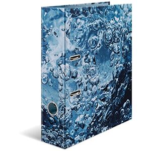HERMA 19654 Folder A4 Natural Water, 7 cm Wide, Cardboard Folder with Inner Print for School and Office, Sturdy Children's Ring Binder Made of Cardboard for Boys and Girls HERMA 19654 Folder A4 Natural Water, 7 cm Wide, Cardboard Folder with Inner Print for School and Office, Sturdy Children's Ring Binder Made of Cardboard for Boys and Girls