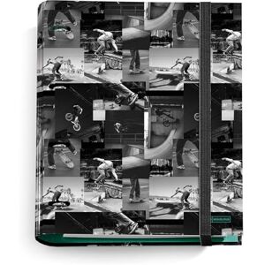 Miquelrius A4 Ring Binder with 4 Rings + 100 Sheets 70 g/m² Squared 5 mm Squared Elastic Closure Skate Park Collection Miquelrius A4 Ring Binder with 4 Rings + 100 Sheets 70 g/m² Squared 5 mm Squared Elastic Closure Skate Park Collection