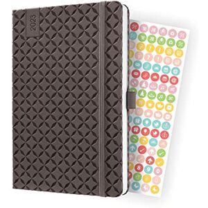 Sigel J3123 Jolie Weekly diary 2023 hardcover 13,5 x 20,3 cm 174 pages brown Sigel J3123 Jolie Weekly diary 2023 hardcover 13,5 x 20,3 cm 174 pages brown