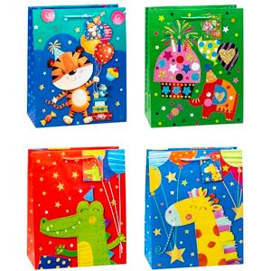 TSI 86314 Animal Party Gift Bags Large 32 x 26 x 13.5 cm Pack of 12 TSI 86314 Animal Party Gift Bags Large 32 x 26 x 13.5 cm Pack of 12
