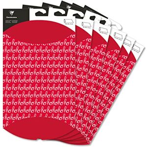 Clairefontaine 618013C Pack of 6 Gift Boxes, Foldable, 30 x 40 cm, for Gifting Small Objects and Accessories, Xmas Hohoho/Red, 1 Pack Clairefontaine 618013C Pack of 6 Gift Boxes, Foldable, 30 x 40 cm, for Gifting Small Objects and Accessories, Xmas Hohoho/Red, 1 Pack