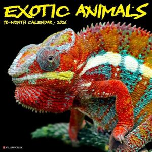 Willow Creek Press Exotic Animals 2026 Wall Calendar Willow Creek Press Exotic Animals 2026 Wall Calendar