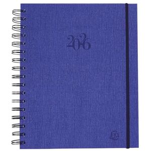 Exacompta 226122E Day Planned 22S Spiral Napura Card Desk Diary 18.5 x 22.5 cm January to December 2025 Blue Exacompta 226122E Day Planned 22S Spiral Napura Card Desk Diary 18.5 x 22.5 cm January to December 2025 Blue
