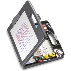 Officemate Clipboard Box for Activities with Dry Erase Board, Letter/A4 Size, Charcoal (83383) Officemate Clipboard Box for Activities with Dry Erase Board, Letter/A4 Size, Charcoal (83383)