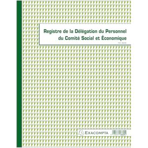 Exacompta Ref. 6625E 1 STITCH 32X24CM CSE PERSONNEL DELEGATION REGISTER 30 PAGES - Exacompta Ref. 6625E 1 STITCH 32X24CM CSE PERSONNEL DELEGATION REGISTER 30 PAGES -