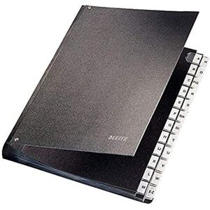 Leitz 58250195 Binder A-Z Index Number of 24 Compartments-Black Leitz 58250195 Binder A-Z Index Number of 24 Compartments-Black