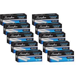 Swingline Staples, Standard, 1/4" Length, 210/Strip, 5000/Box, 10 Pack (35111) Packaging May Vary Swingline Staples, Standard, 1/4" Length, 210/Strip, 5000/Box, 10 Pack (35111) Packaging May Vary