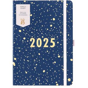 Busy B 2025 A5 Family Diary Weekly Planner with 5 Schedules, Navy Spray & Gold Foil Cover Life Planner for Busy Families Includes Year Planner, Birthdays & Tear-Off Notes Busy B 2025 A5 Family Diary Weekly Planner with 5 Schedules, Navy Spray & Gold Foil Cover Life Planner for Busy Families Includes Year Planner, Birthdays & Tear-Off Notes